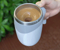 SAY GOODBYE TO CLUMPS & COLD SIPS! The Mug That Mixes Your Drink FOR YOU-Like Magic!