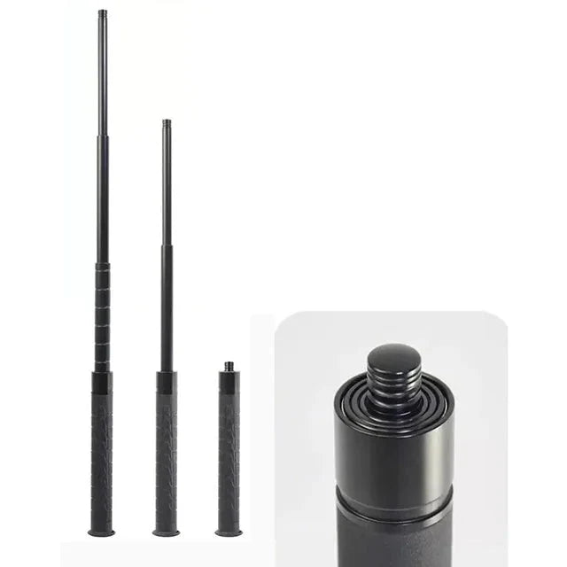 Telescopic Hiking Trekking Pole with Self-Defense Baton