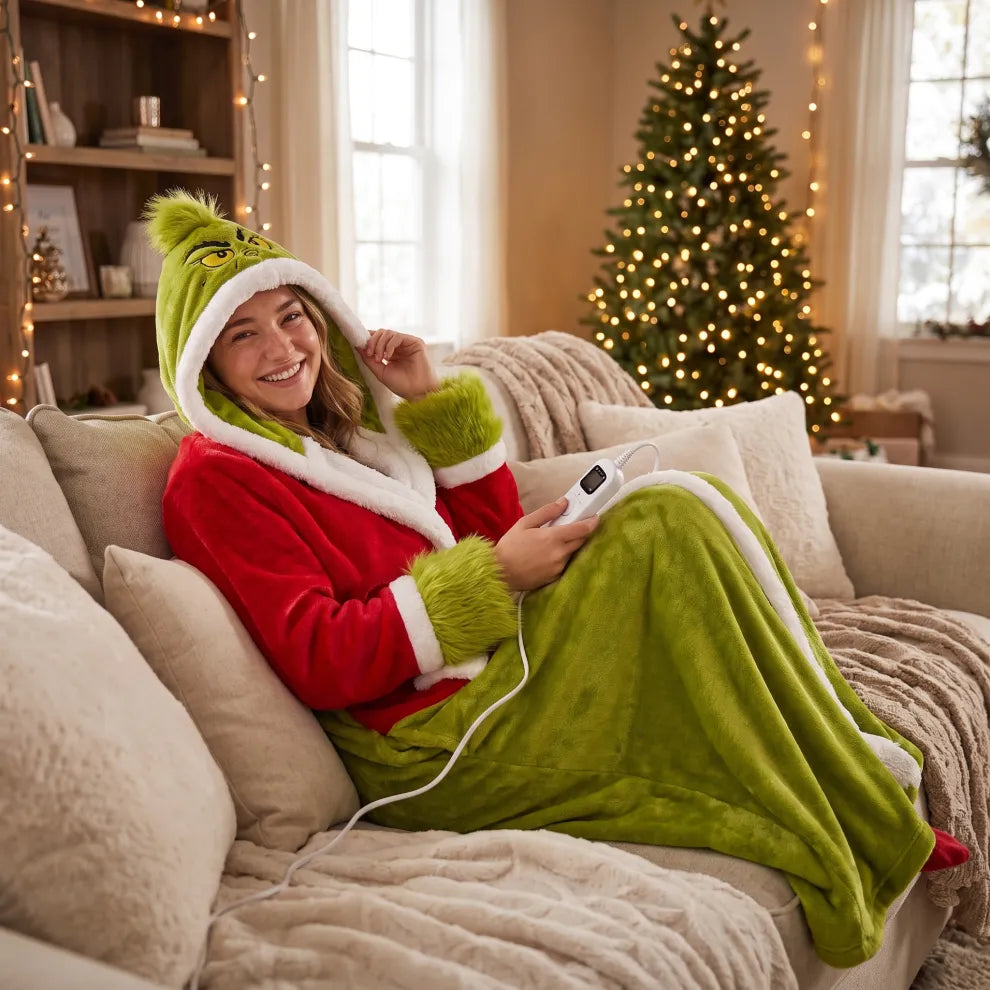 Festive Heated Robe