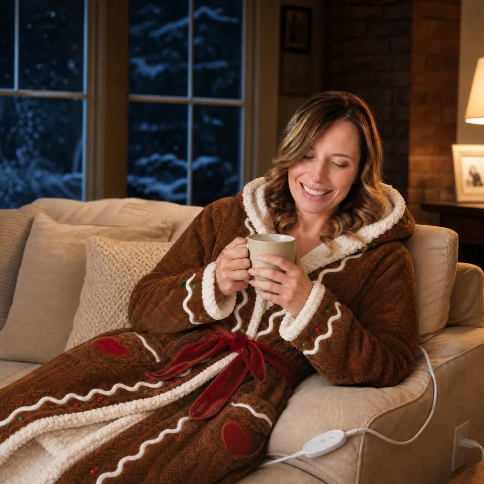Festive Heated Robe