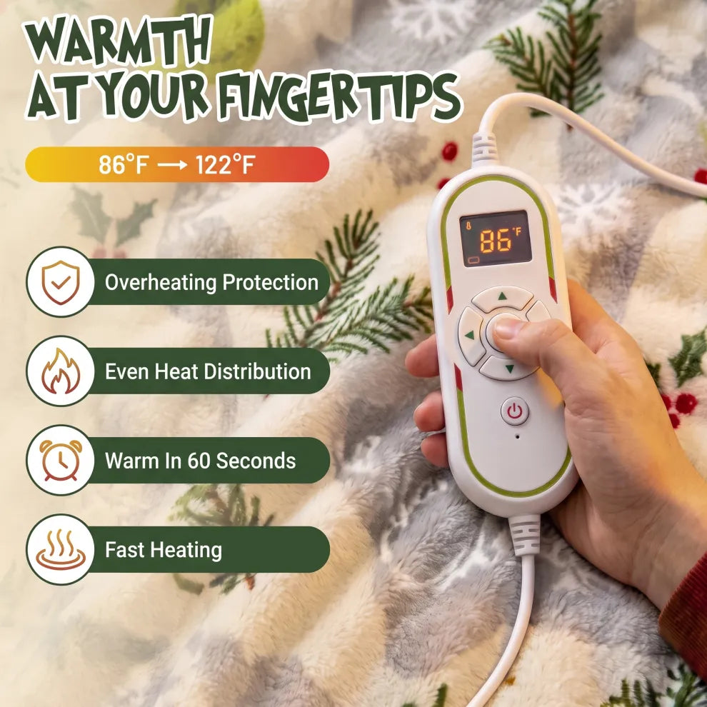 Festive Heated Robe