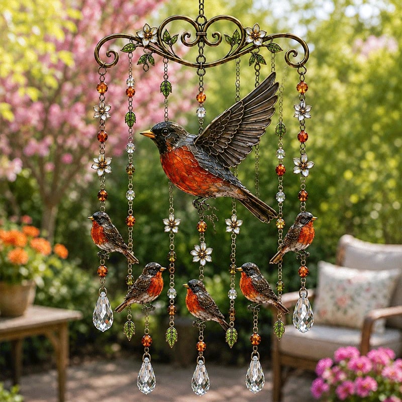 🐦Last Day 49% OFF 🐦 Elegant Hummingbird Wind Chime – Add Soothing Melodies & Beauty to Your Garden