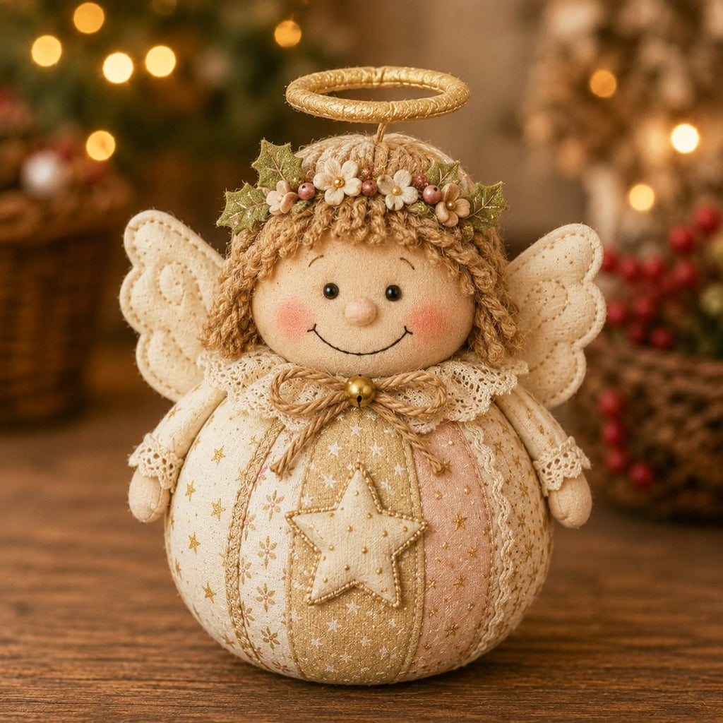 ✨🎄Patchwork Fabric Doll DIY Kit