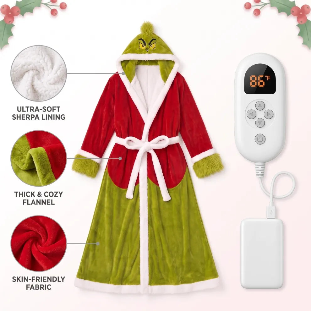 Festive Heated Robe