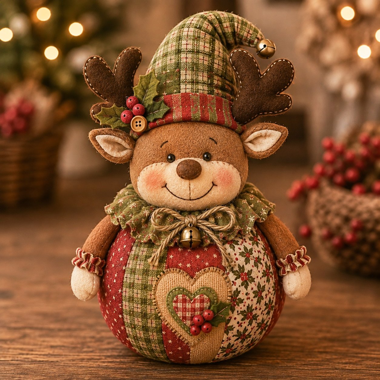 🎄Patchwork Fabric Doll DIY Kit