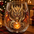 🐉✨ 3D Mythical Dragon Glass | Exclusive fantasy glass with embossed design for whisky, home bar, decoration and legendary gifts 🎁