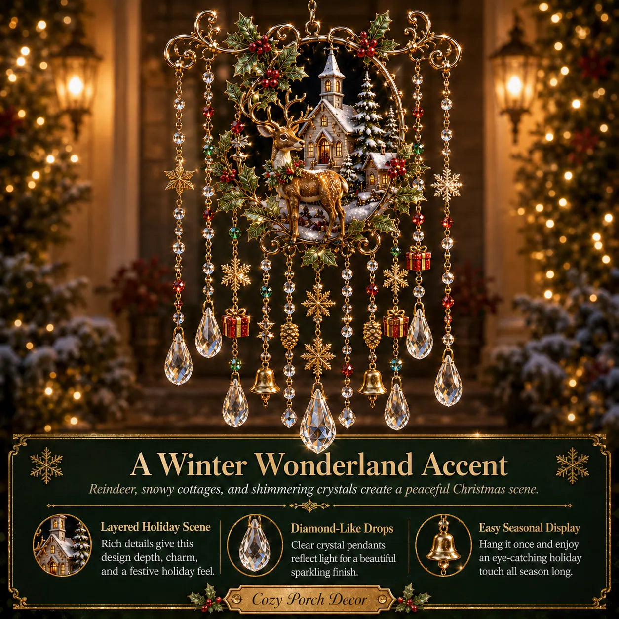 🎁LAST DAY — LIMITED TIME 49% OFF！Magical Christmas Wind Chime