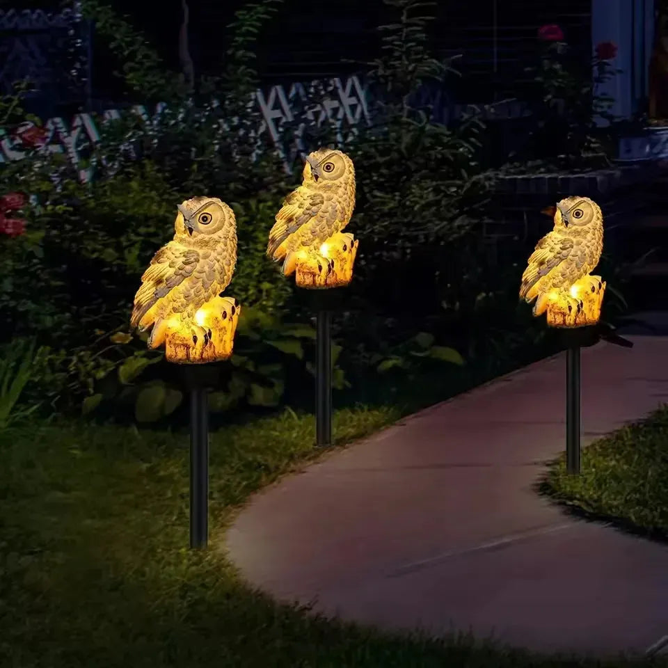 Holiday Special 60% OFF🔥 Solar-Powered Owl Light