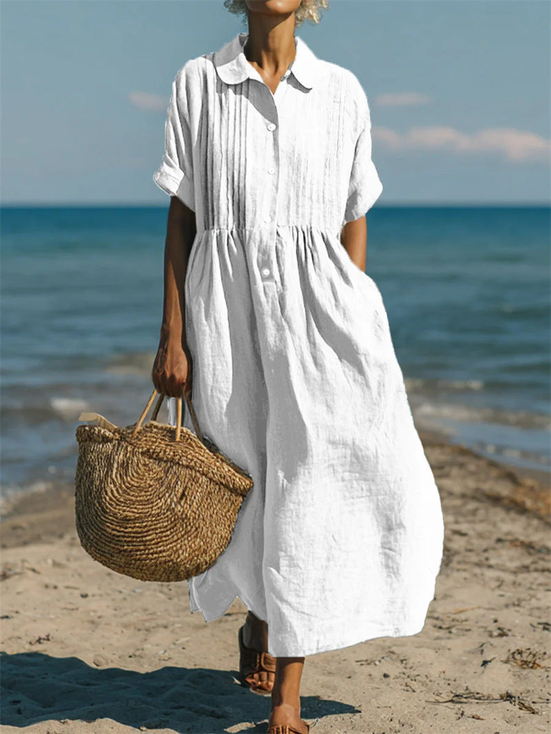 Morwenna Lightweight Shirt Dress