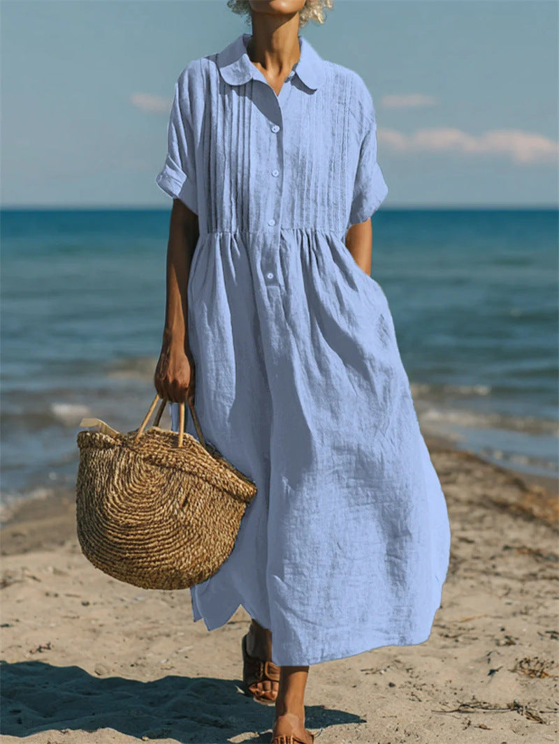 Morwenna Lightweight Shirt Dress
