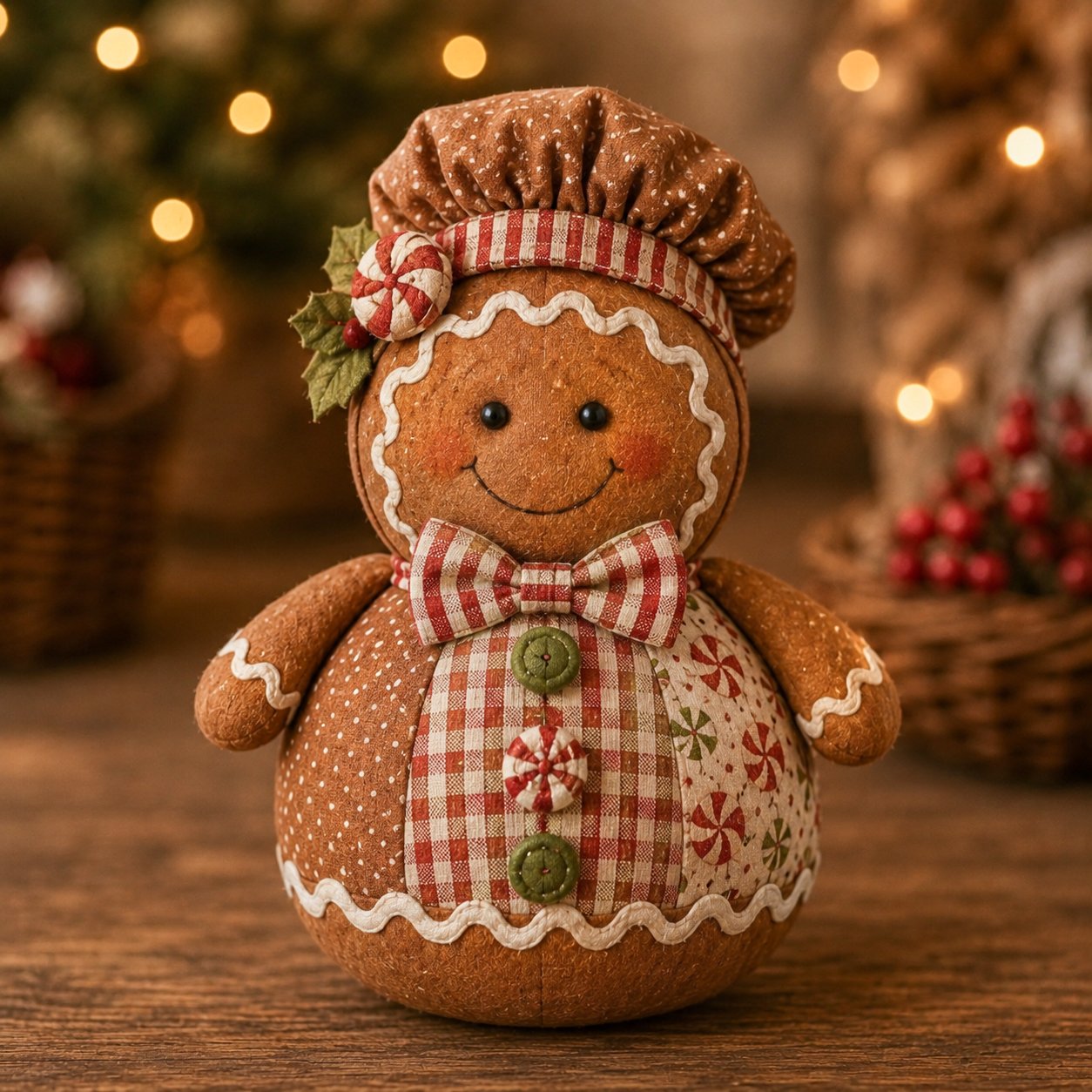 ✨🎄Patchwork Fabric Doll DIY Kit
