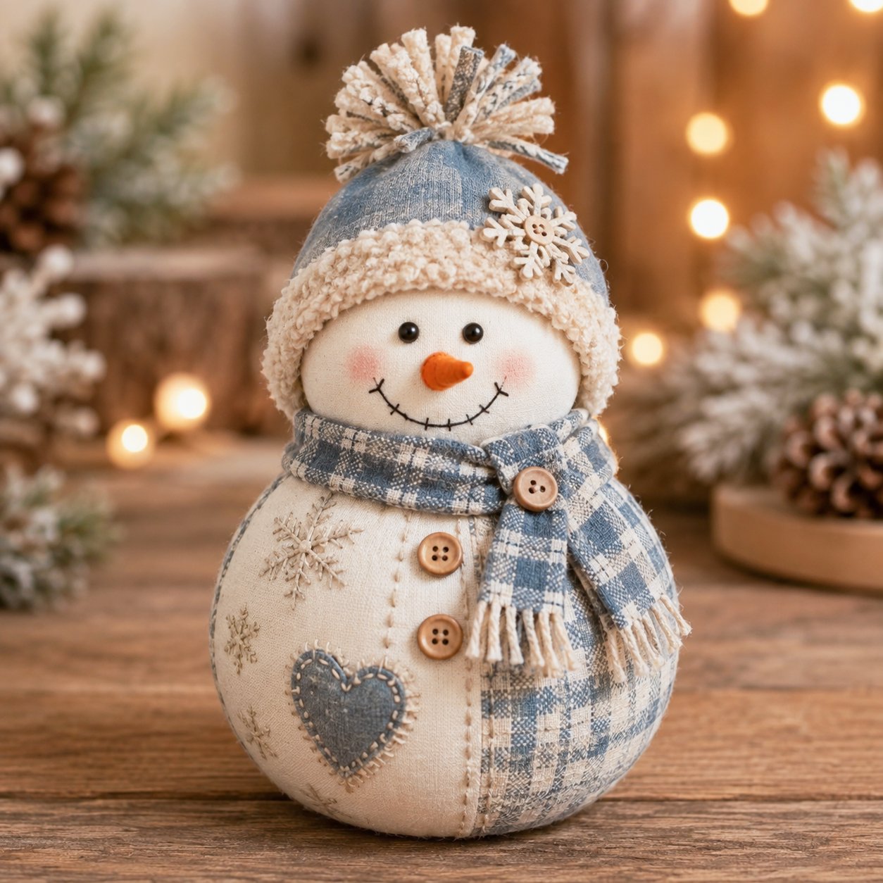 ✨🎄Patchwork Fabric Doll DIY Kit