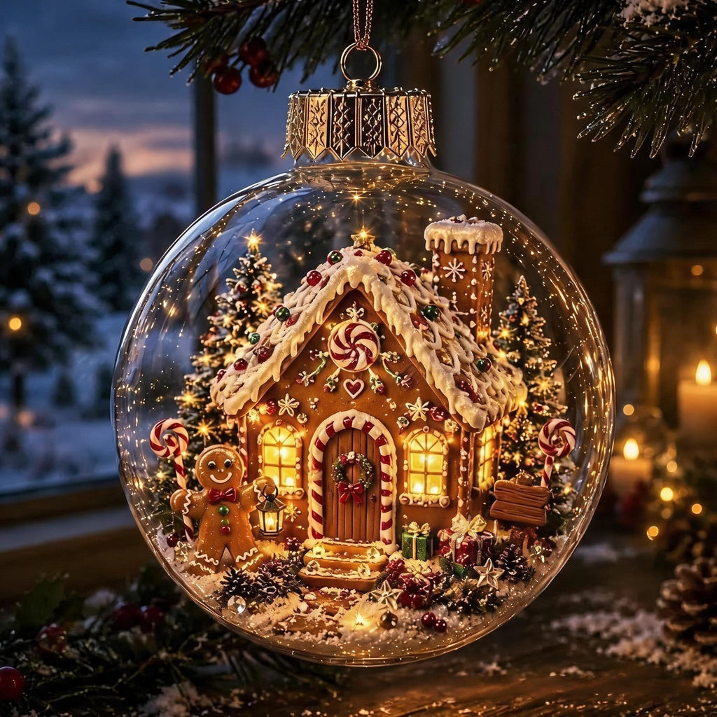 🔥Limited time 50% OFF -✨🎄 Glowing Christmas Story Ornament – Light-Up Mini Holiday Scene