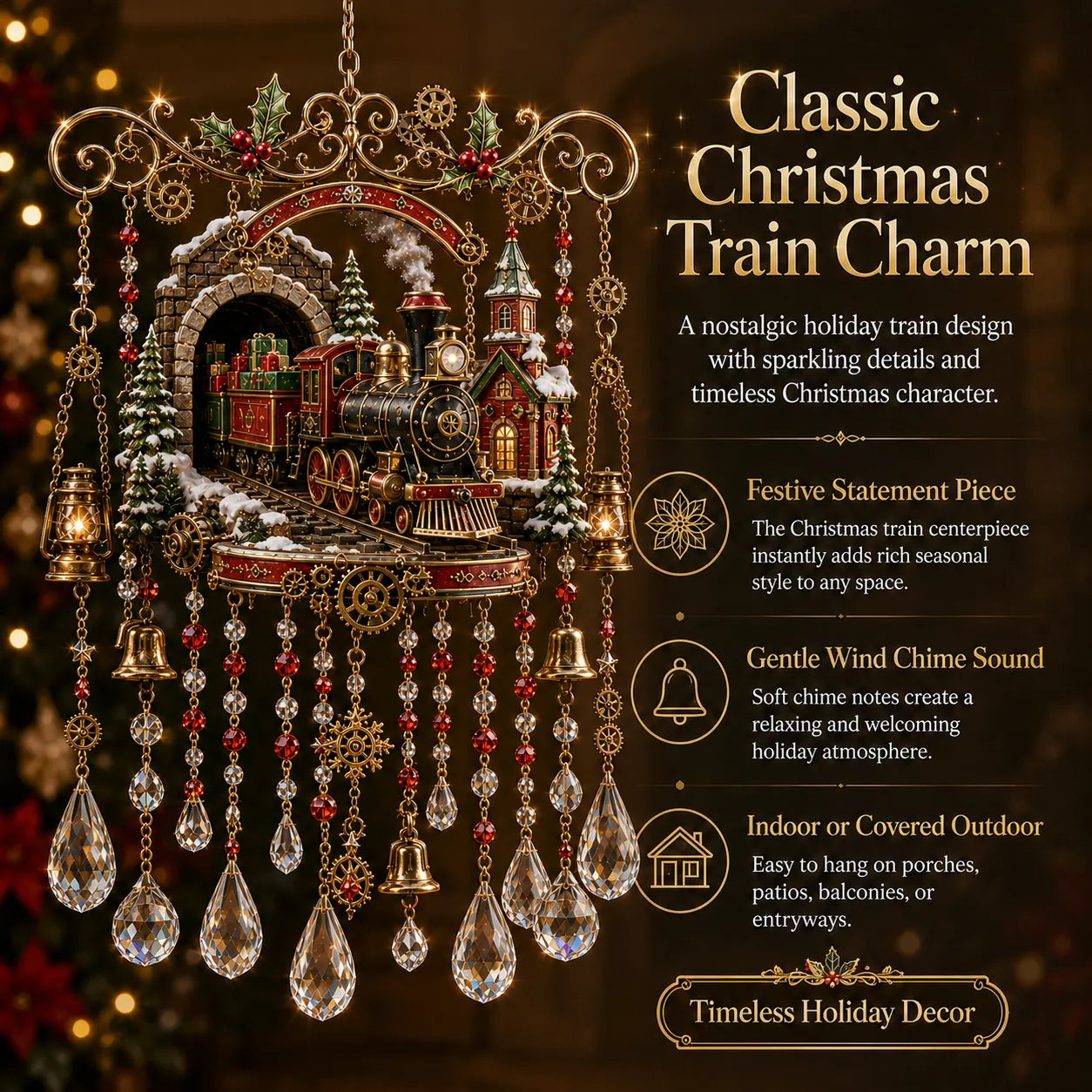 🎁LAST DAY — LIMITED TIME 49% OFF！Magical Christmas Wind Chime