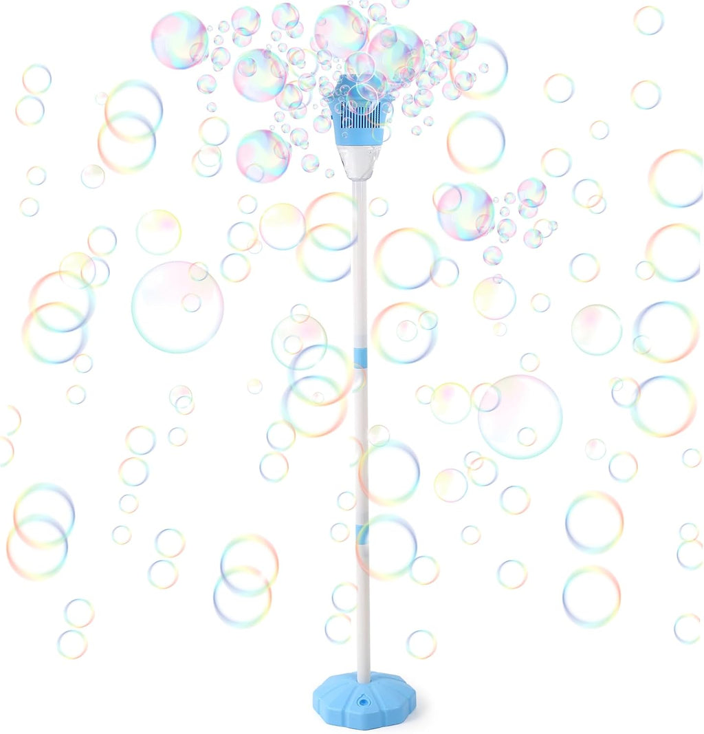 🔥🔥 One-Button Bubble Machine – LED Lights, Day & Night Fun, for Kids & Parties ☃