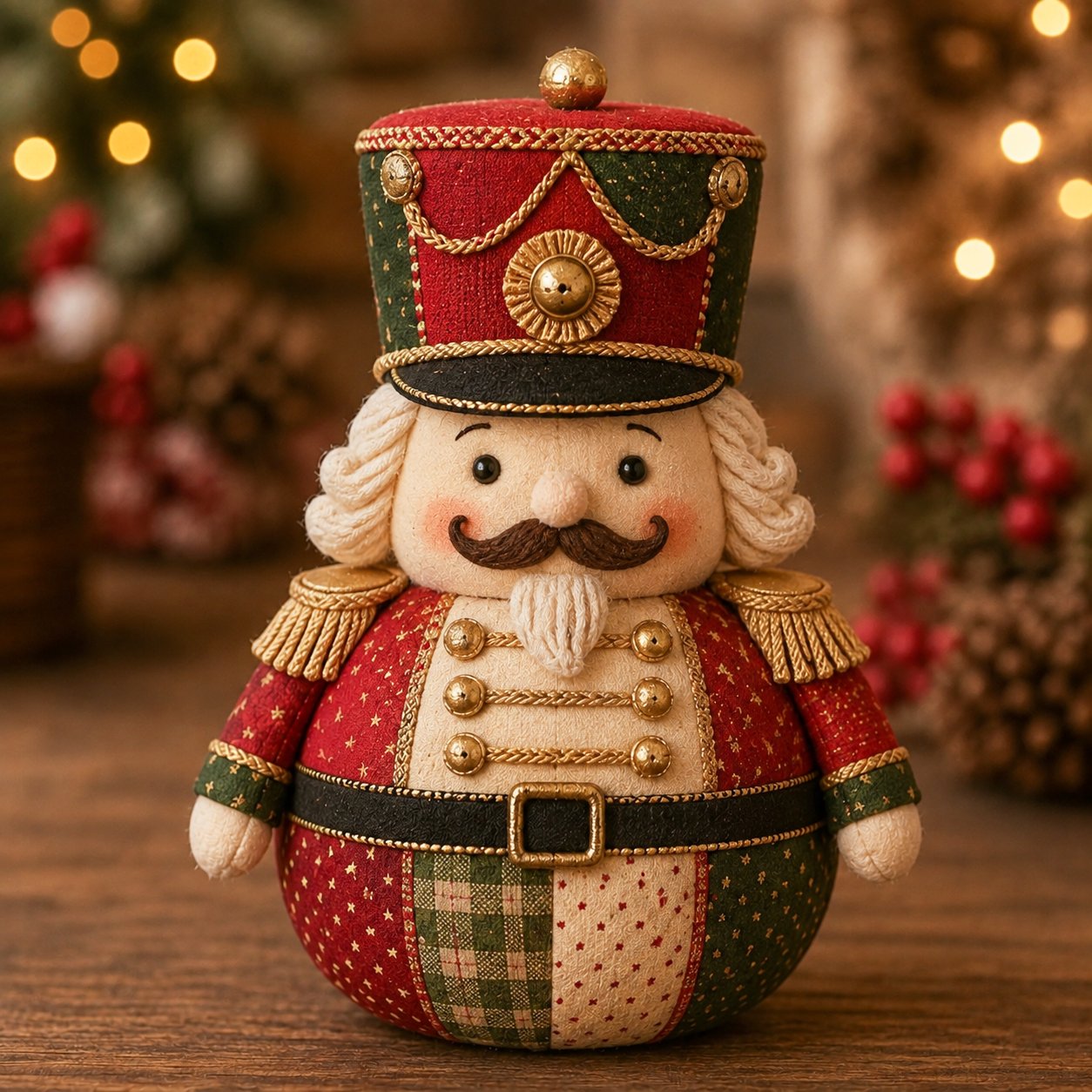 🎄Patchwork Fabric Doll DIY Kit