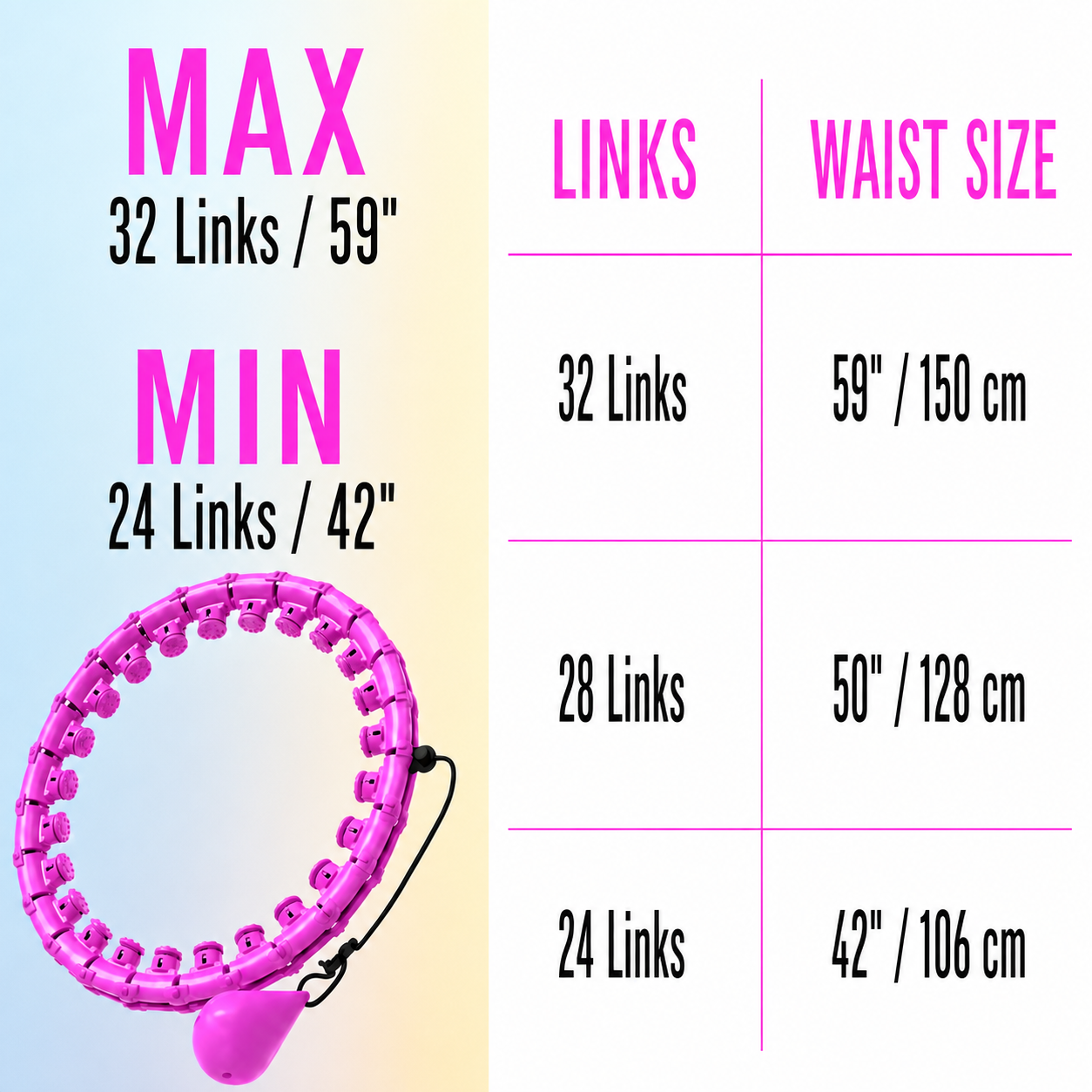 🔥Quikory™Hoop - Smart weighted hoop that removes links as you lose inches