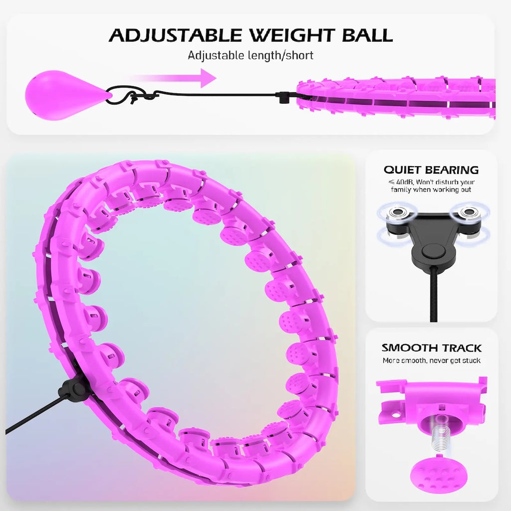🔥Quikory™Hoop - Smart weighted hoop that removes links as you lose inches